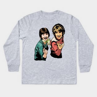 Laverne and Shirley Kids Long Sleeve T-Shirt